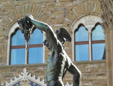 Firenze - Statua del Perseo (Benvenuto Cellini) Piazza della Signoria