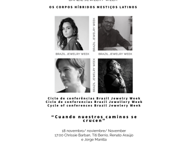 18/11 as 17h: "Cuando nuestros caminhos se creucen" com Chrissie Barban, Titi Berrio, Renato Araújo e Jorge Manilla.