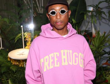 MIAMI BEACH, FLORIDA - APRIL 27: In this image released on April 27, 2022, Pharrell Williams attends as Tiffany & Co. celebrates 2022 Tiffany Blue Book Collection, BOTANICA, in Miami Beach, Florida. (Photo by Rodrigo Varela/Getty Images for Tiffany & Co.)